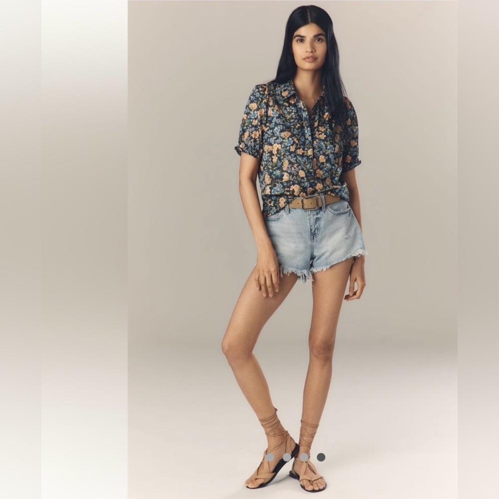 The Aly Puff-Sleeve Blouse
by Pilcro | Anthropologie
